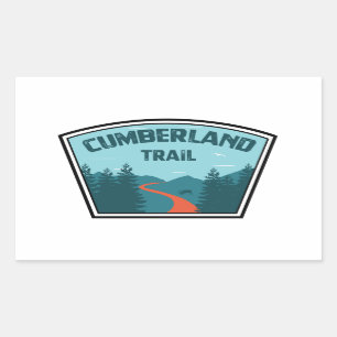 Cumberland Trail Tennessee Rechthoekige Sticker