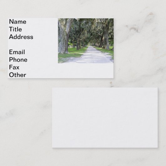 Cumberland Trail Visitekaartje (Voorkant / Achterkant)