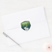 Cumberland Valley Rail-Trail Vierkante Sticker (Envelop)