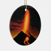 Cumbre Vieja vulcano Keramisch Ornament (Rechts)