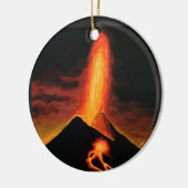 Cumbre Vieja vulcano Keramisch Ornament (Links)