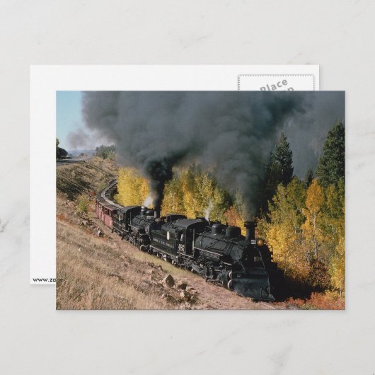 Cumbres and Toltec Railroad, No. 487 en No. 484 m, Briefkaart (Voorkant / Achterkant)