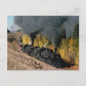 Cumbres and Toltec Railroad, No. 487 en No. 484 m, Briefkaart (Voorkant)