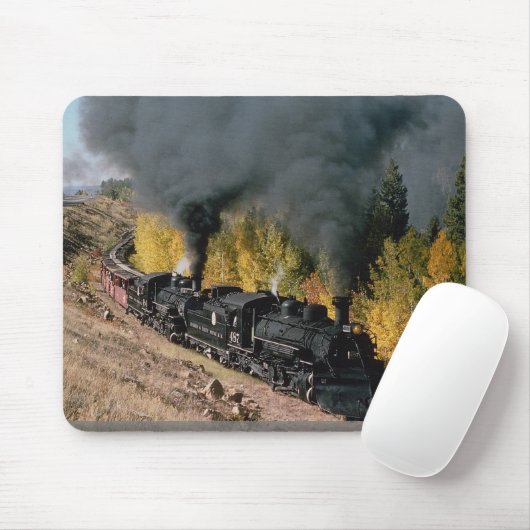 Cumbres and Toltec Railroad, No. 487 en No. 484 m, Muismat (Met muis)