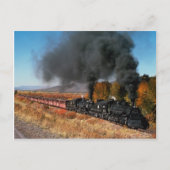 Cumbres and Toltec Railroad, nr. 487 en nr. 484, Briefkaart (Voorkant)