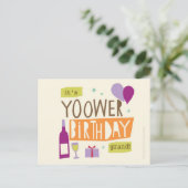 Cumbrian Birthday Post Kaart (Staand voorkant)