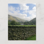 Cumbrian Dry Stone Wall in Howtown Briefkaart (Voorkant)