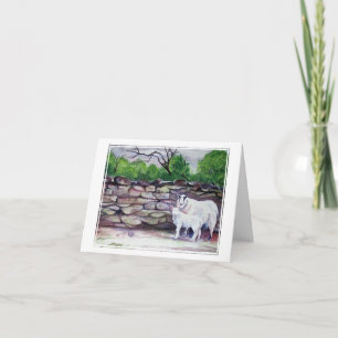 Cumbrian Sheep Art / Denken aan jou Kaart