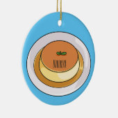 Cumcaramel cartoon illustratie keramisch ornament (Rechts)