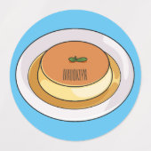 Cumcaramel cartoon illustratie labels (Design 2)