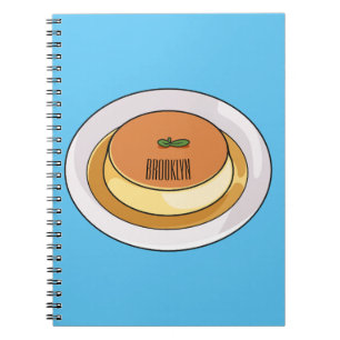 Cumcaramel cartoon illustratie notitieboek