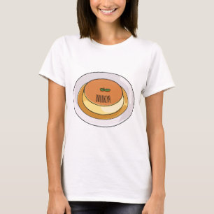 Cumcaramel cartoon illustratie t-shirt