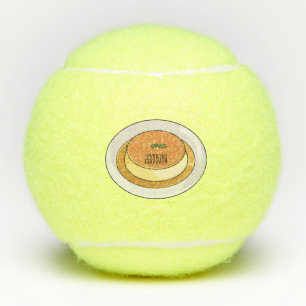 Cumcaramel cartoon illustratie tennisballen