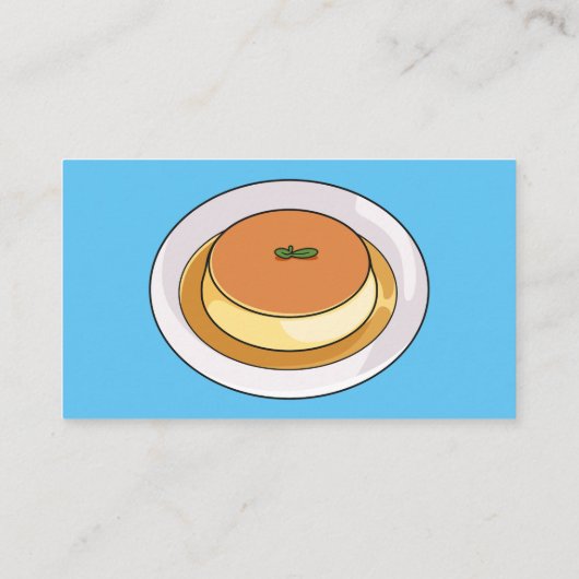 Cumcaramel cartoon illustratie visitekaartje (Achterkant)