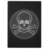 Cumelie en kruisbeenderen Embleem Klembord (Achterkant)