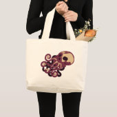 Cumelus octopus grote tote bag (Voorkant (product))