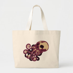 Cumelus octopus grote tote bag