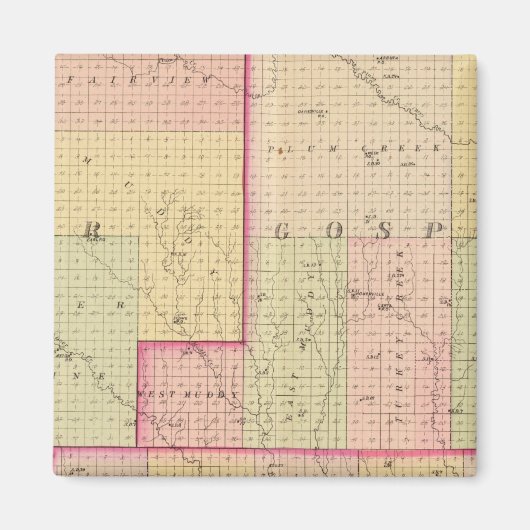 Cuming County, Nebraska Magneet (Voorkant)