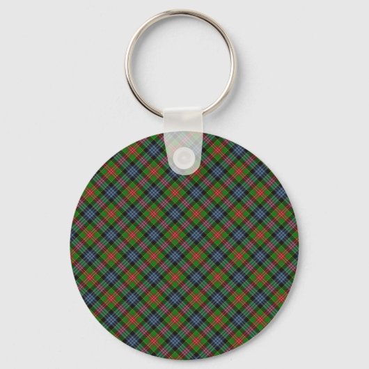 Cumming Clan Tartan Ontworpen Sleutelhanger (Voorkant)