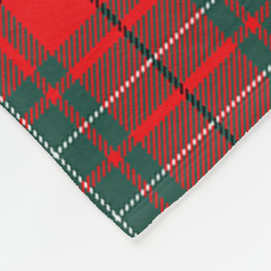 Cumming Modern Clan badge Tartan Pset Fleece Deken (Hoek)