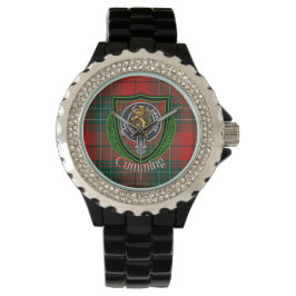 Cumming Schotse Clan Tartan & Crest Horloge