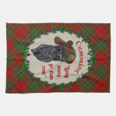Cumming Scottie Hond Keukenhanddoek (Horizontaal)