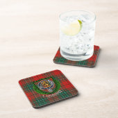 Cumming Scottish Clan Tartan & Crest Bier Onderzetter (Rechterzijde)