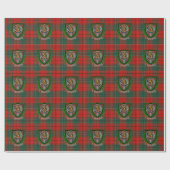 Cumming Scottish Clan Tartan & Crest Cadeaupapier (Vlak)