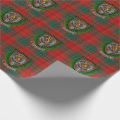Cumming Scottish Clan Tartan & Crest Cadeaupapier (Hoek)