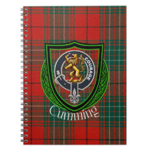 Cumming Scottish Clan Tartan & Crest