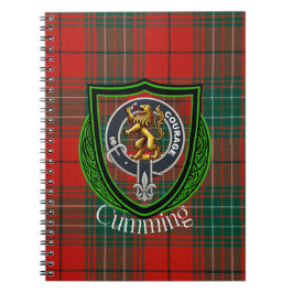 Cumming Scottish Clan Tartan & Crest Notitieboek