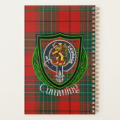 Cumming Scottish Clan Tartan & Crest Planner (Achterkant)