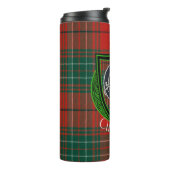 Cumming Scottish Clan Tartan & Crest Thermosbeker (Gedraaid links)