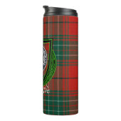 Cumming Scottish Clan Tartan & Crest Thermosbeker (Geroteerd rechts)