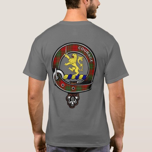 Cumming Tartan Clan Badge T-shirt (Achterkant)