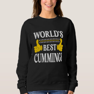 Cummings Achternaam Team Familie Achternaam World' Trui
