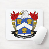 Cummings Family Crest Muismat (Met muis)