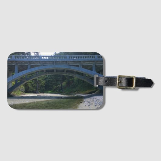 Cummins Creek in Neptune State Park, OF Bagagelabel (Voorkant (horizontaal))