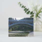 Cummins Creek in Neptune State Park, OF Briefkaart (Staand voorkant)