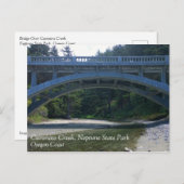 Cummins Creek in Neptune State Park, OF Briefkaart (Voorkant / Achterkant)