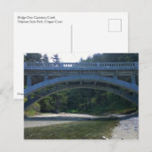 Cummins Creek in Neptune State Park, OF Briefkaart (Voorkant / Achterkant)