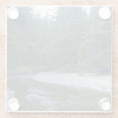 Cummins Creek in Neptune State Park, OF Glazen Onderzetter (Achterkant)