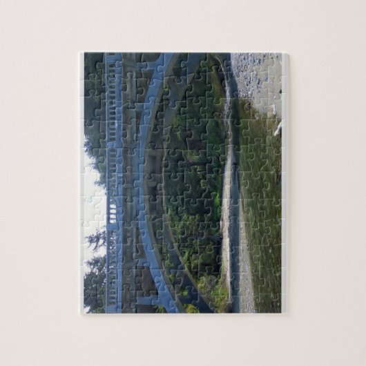 Cummins Creek in Neptune State Park, OF Legpuzzel (Verticaal)