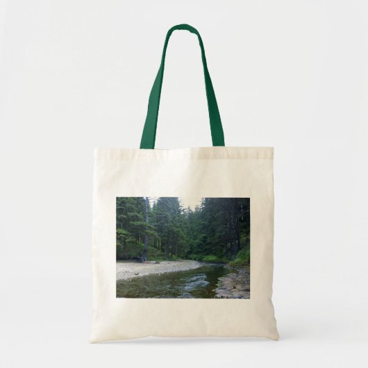 Cummins Creek in Neptune State Park, OF Tote Bag (Voorkant)