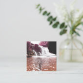 Cummins-waterval Vierkante Visitekaartje (Staand voorkant)