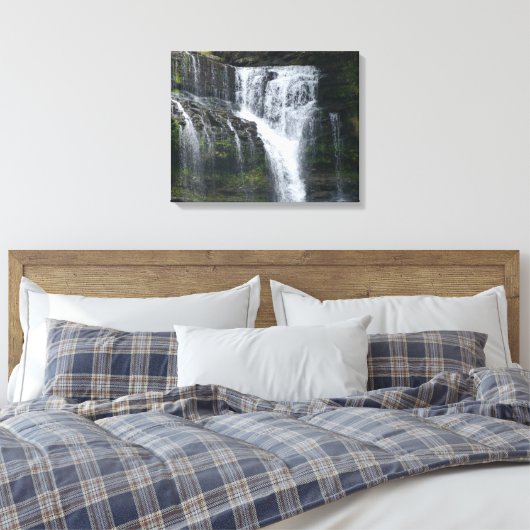 Cummins watervallen canvas afdruk (Insitu (Slaapkamer))