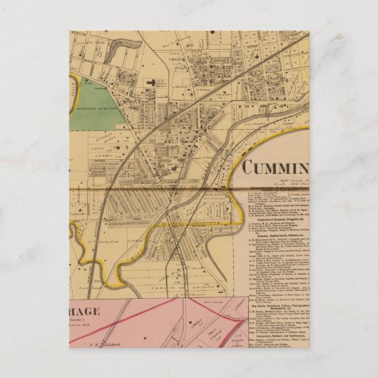 Cumminsville, Ohio Briefkaart (Voorkant)