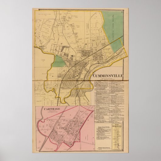 Cumminsville, Ohio Poster (Voorkant)
