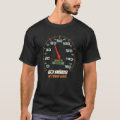 Cumpleanos 63 Anos a todo gas nacidos EN 1960 moto T-shirt (Voorkant)