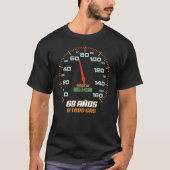 Cumpleanos 69 Anos a todo gas nacidos EN 1954 moto T-shirt (Voorkant)